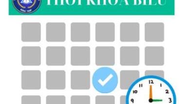 LỊCH HỌC TẬP CÁC LỚP TRUNG CẤP TỪ NGÀY 26/8/2024 ĐẾN 01/9/2024