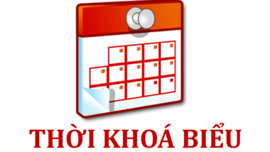 Thời khóa biểu các lớp trung cấp từ ngày 08/09/2025 đến ngày 14/09/2025