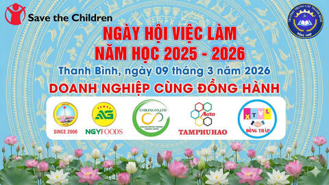 Trường Trung cấp Thanh Bình tổ chức Ngày hội việc làm