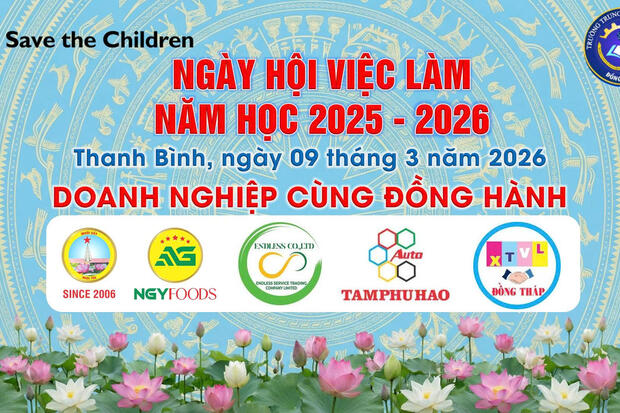Trường Trung cấp Thanh Bình tổ chức Ngày hội việc làm